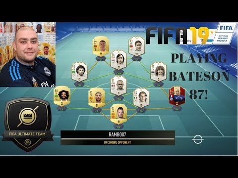 DIVISION 1 RIVALS VS BATESON87 GOD SQUAD! FIFA 19 Ultimate Team Gameplay w/ Live Commentary!