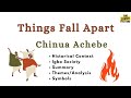 THINGS FALL APART by CHINUA ACHEBE Explained | Context | Summary | Themes | Symbols