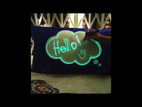 Youtube Video for Glow Sketch Pillowcase - Draw & Doodle