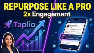 How to Repurpose LinkedIn Content Like a Pro Using Taplio's Chrome Extension & AI Tools