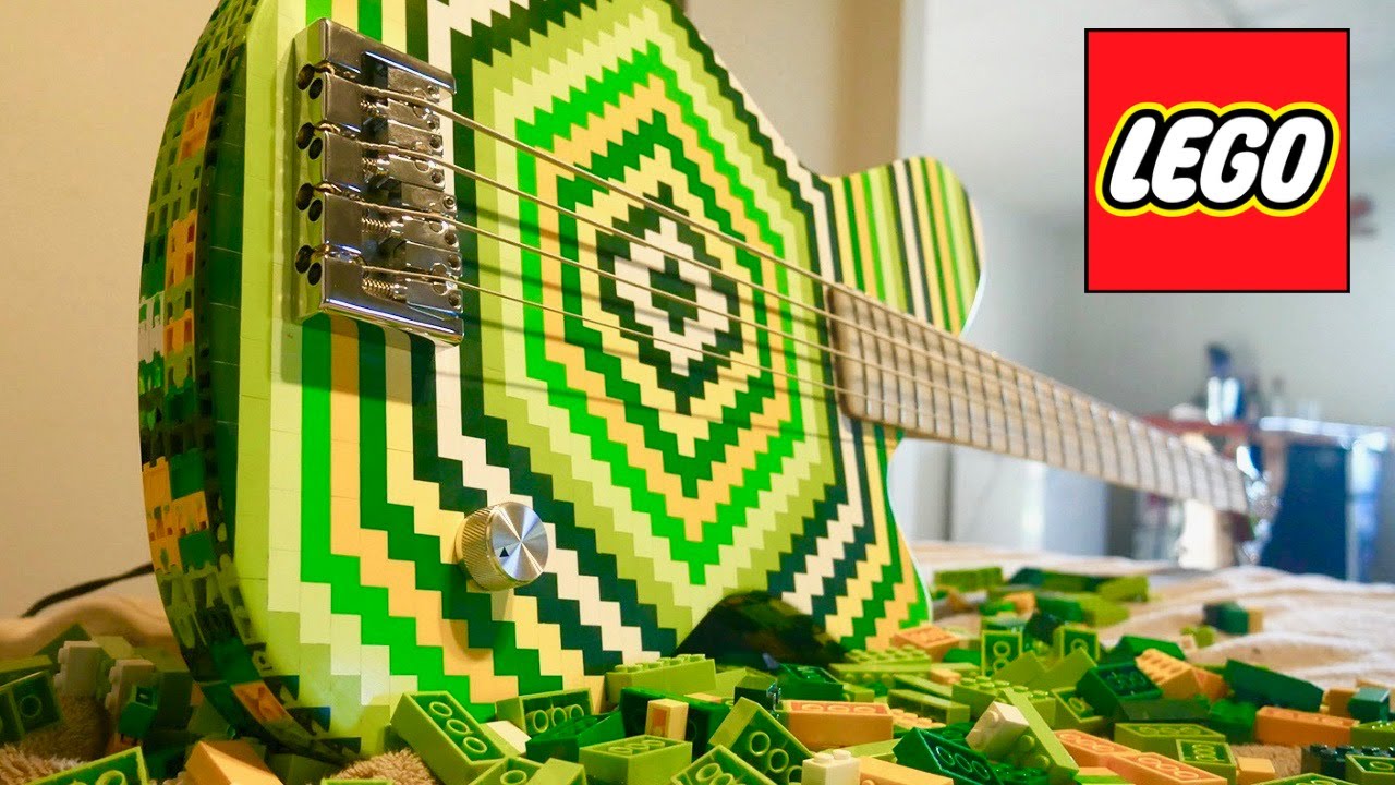 I Built a Bass Out of 2000 LEGO - YouTube