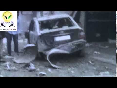 مقابلة مع أحد عناصر كتيبة أنصار الحق يتحدث فيها عن القصف العنيف الذي طال مسجد خالد بن الوليد في بلدة عين ترما في ريف دمشق