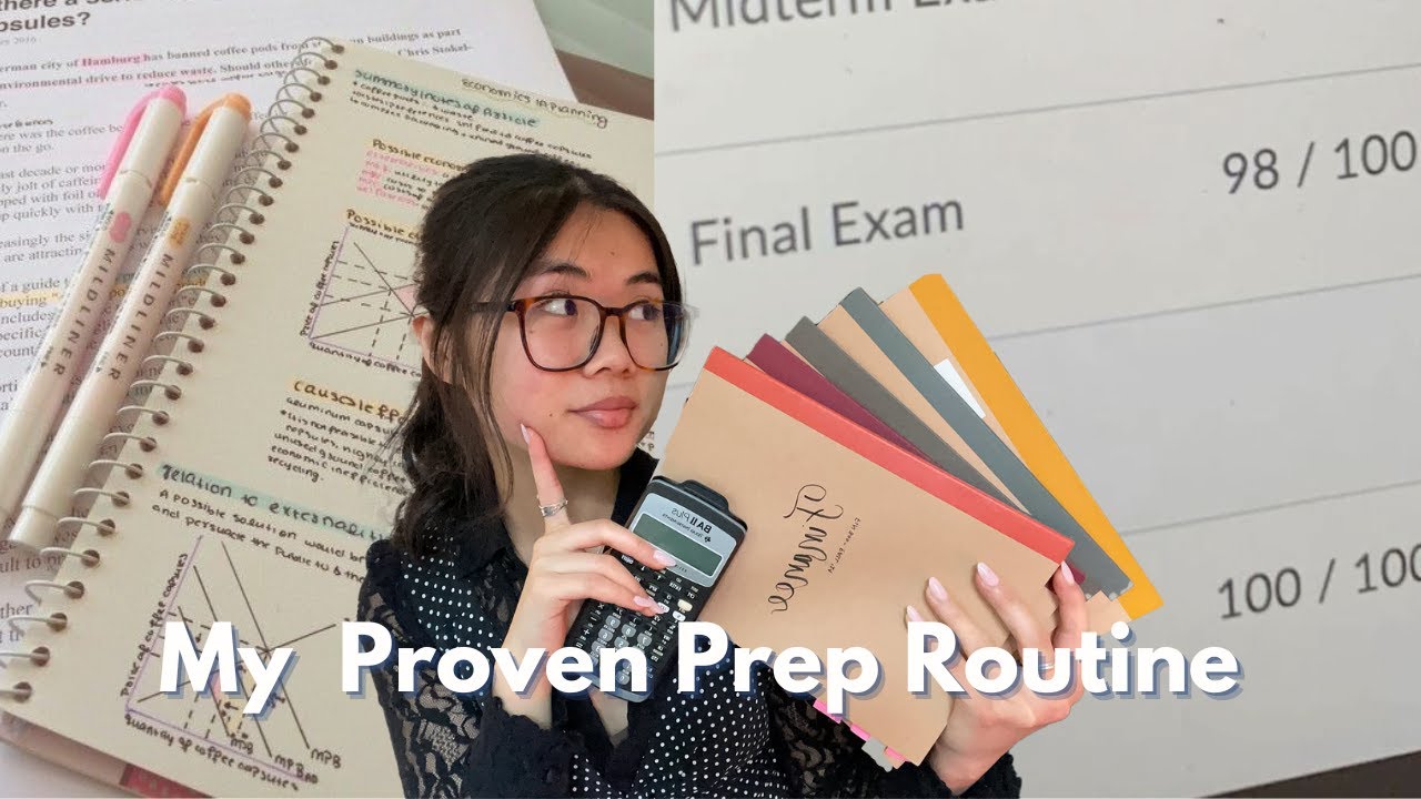 How I Prep for Final Exams as a 4.0 Student 💯📚