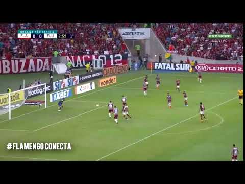 Bela defesa contra o Flamengo tirando o gol no cantinho