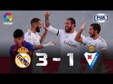 TEM GOL BRASILEIRO! Veja os melhores momentos de Real Madrid 3 x 1 Eibar pela La Liga