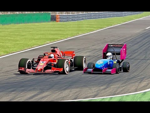 Ferrari F1 2018 vs Formula Student - Monza