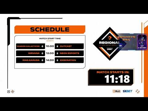 LIVE: Yangon Galacticos VS. Outcast - Day 2 - RES Dota 2 Regional Series: SEA#3 [GROUP A] @hairy_fre