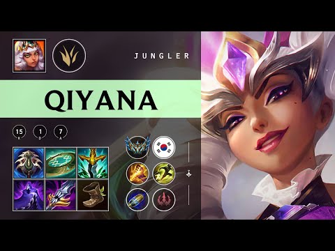Qiyana Jungle vs Ambessa - KR Challenger Patch 25.24