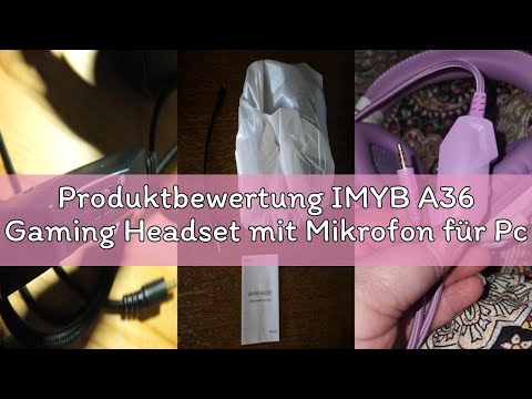 Produktbewertung IMYB A36 Gaming Headset mit Mikrofon für Pc, Xbox One Series X/s, Ps4, Ps5, Switch,