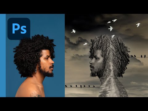 DOUBLE EXPOSURE made easy in Photoshop