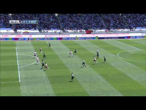 Goal of Salva Sevilla (1-2) UD Almería - Real Betis - HD