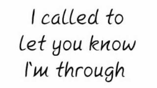 Maroon 5- Through With You lyrics