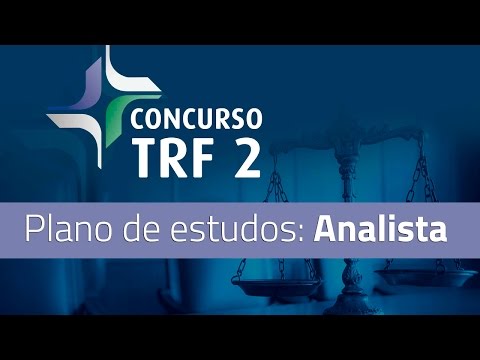 TRF 2 - Plano de estudos (Analista)