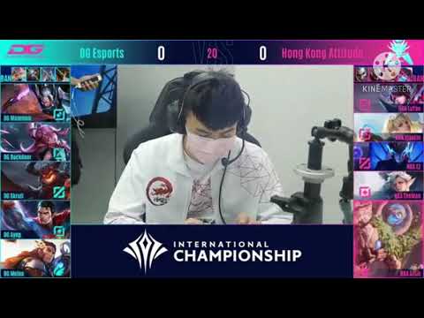 Rov Championship AIC 2020 | Group Stage | Week 2 Day 3 Match 25 HongKong Attitutde vs DG Esports G1