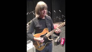 Mike Stern tries out the Red Witch Empress Chorus Pedal.