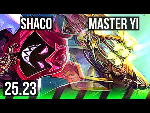 SHACO vs MASTER YI (JGL) | 900+ games, Rank 9 Shaco, 5/4/20 | KR Challenger | 25.23