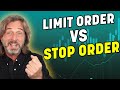 Stop Loss Orders And Limit Orders Explained When And How To Use It Trading Basics