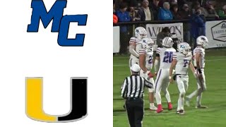 Macon Co. vs No. 21 Upperman Round 2 4A Playoffs TSSAA Football (GAME HIGHLIGHTS)