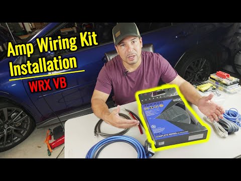 How to Install Amplifier Wiring Kit | 22+ WRX