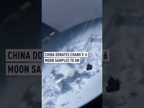 China donates sample of lunar soil to UN
