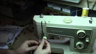 How to thread a Kenmore 148 sewing machine