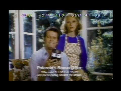 Polaroid 1980 ad with Mariette Hartley mocking James Garner