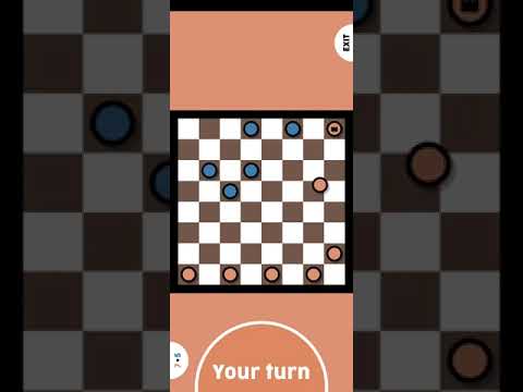 Two Player Game Easy Win Checkers