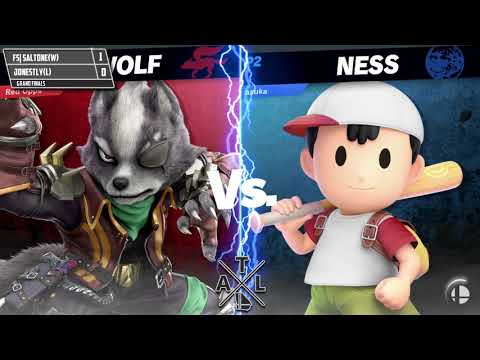 Reverse Aerial Rush February 2019 - FS| SaltOne(Wolf) VS Jonestly(Ness/Lucina/Pac-Man)- Grand Finals