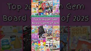 Top 20 Hidden Gem Board Games 2025 #boardgames #boardgame #boardgamegeek #bggcommunity