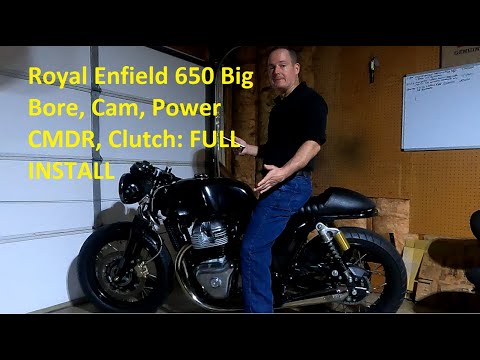 Royal Enfield Continental GT Big Bore 865, Cam, Clutch, Exhaust, Power Commander, FULL INSTALL