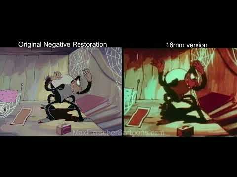 The Cobweb Hotel | Restoration Comparison | Fleischer Studios | Color Classic