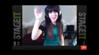 Christina Grimmie - Girl On Fire (StageIt Performance)