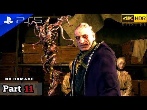 RESIDENT EVIL 4 REMAKE PS5 GAMEPLAY WALKTHROUGH PART 11 [4K/60FPS] - HARDCORE NO DAMAGE | CHAPTER 14
