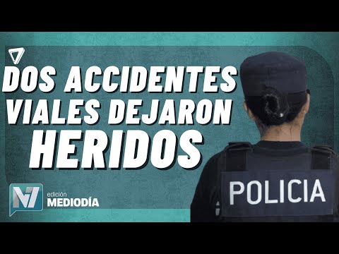 Dos ACCIDENTES viales en Luján y Godoy Cruz dejaron HERIDOS