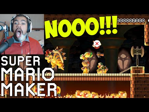 [RAGE] THOSE HAMMERS AGAIN!! | Super Mario Maker #2