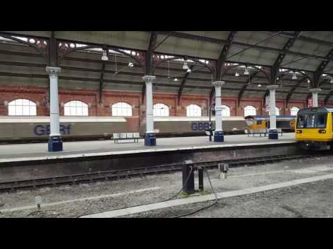 66702 'Blue Lightning' passing Darlington working the 4N80 Doncaster Down Decoy to North Blyth