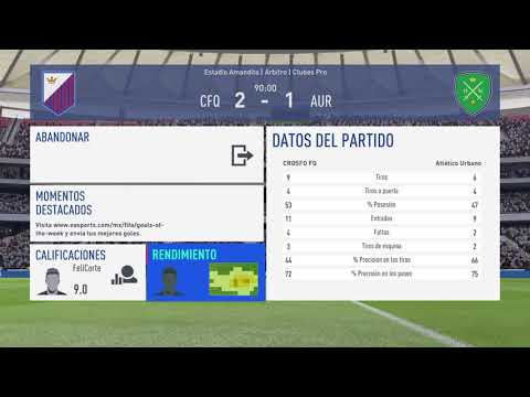 Fecha 17 - Atlético urbano vs CROSFO FQ convert video online com