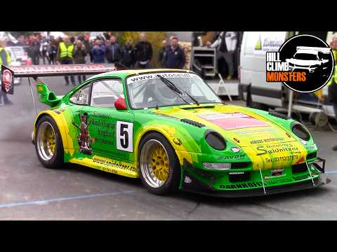 Porsche 993 GT2 Bi-Turbo doing Wheelies!! || Driven by 74 Year Old Racer