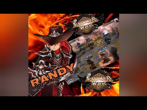RANDY Mega DD, Summoners war sky arena!!!