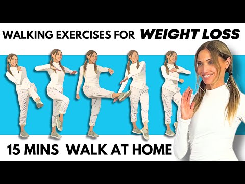 15 Minute Walk at Home - Walking Exercise for Weight Loss