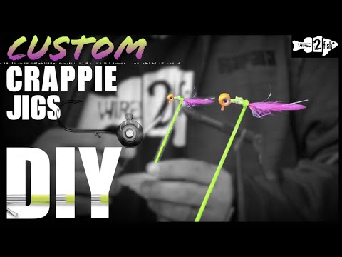 How to Tie Your Own CRAPPIE FISHING JIGS Quick and...