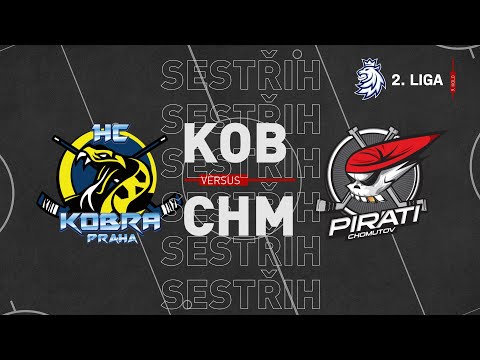 SESTŘIH 9.kolo 2. ligy: HC Kobra Praha - Piráti Chomutov 6:4