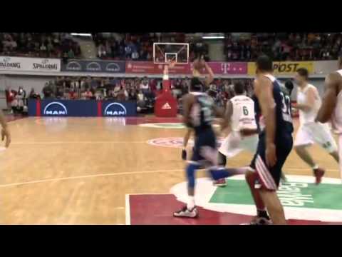 Valery Likhodey - FC Bayern Munich vs Lokmotiv-Kuban Krasnodar 82-79 (EL Top 16, 21.02.2014)