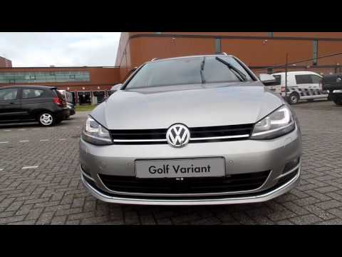 Volkswagen Golf Variant Tungsten Zilver Connected Series 2016 1,6TDi DSG Zijm BV