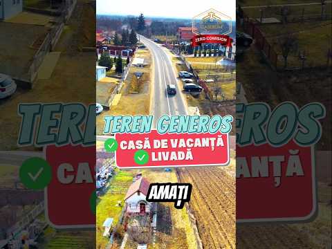 VIDEO | Teren generos, cu livada si casa de vacanta in Satu Mare — Video