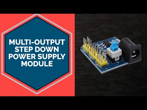 1-Minute Intro: Multi-Output Step Down Power Supply Module 6-12V to 3.3V 5V