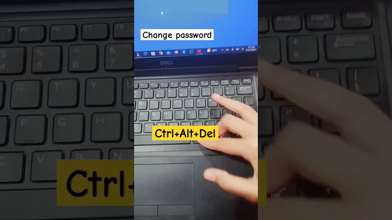 How to Quickly Change Password Using Shortcut Keys! #shorts