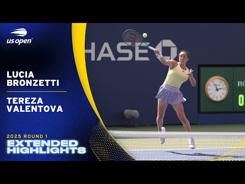 Lucia Bronzetti vs. Tereza Valentova Extended Highlights | 2025 US Open Round 1