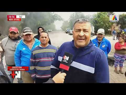 El Naranjo: vecinos cortan la ruta 321 por falta de agua