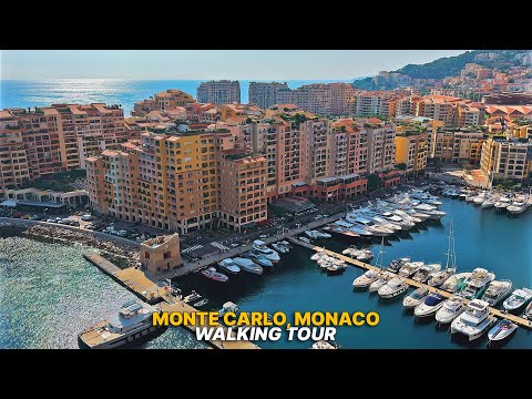 Walking tour of Monte Carlo, Monaco in 4K HDR | Explore the Playground of the Rich and Famous ????????????️????